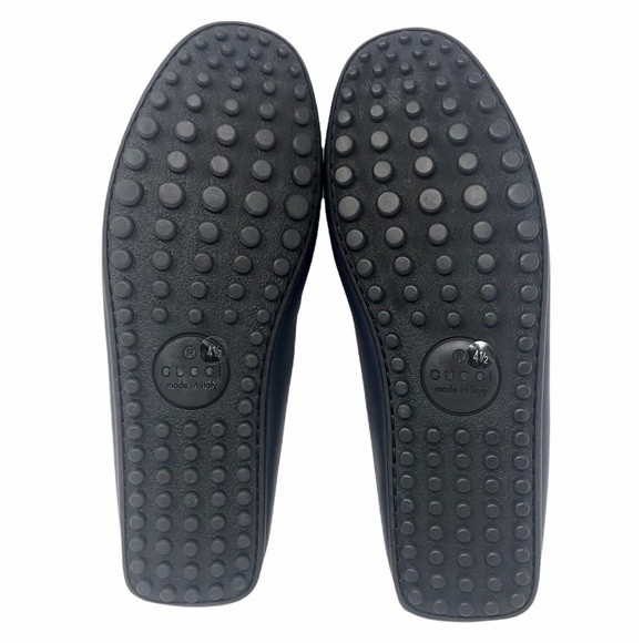 Brand New Gucci Men’s Leather Driver With Web - Picture 9 of 9